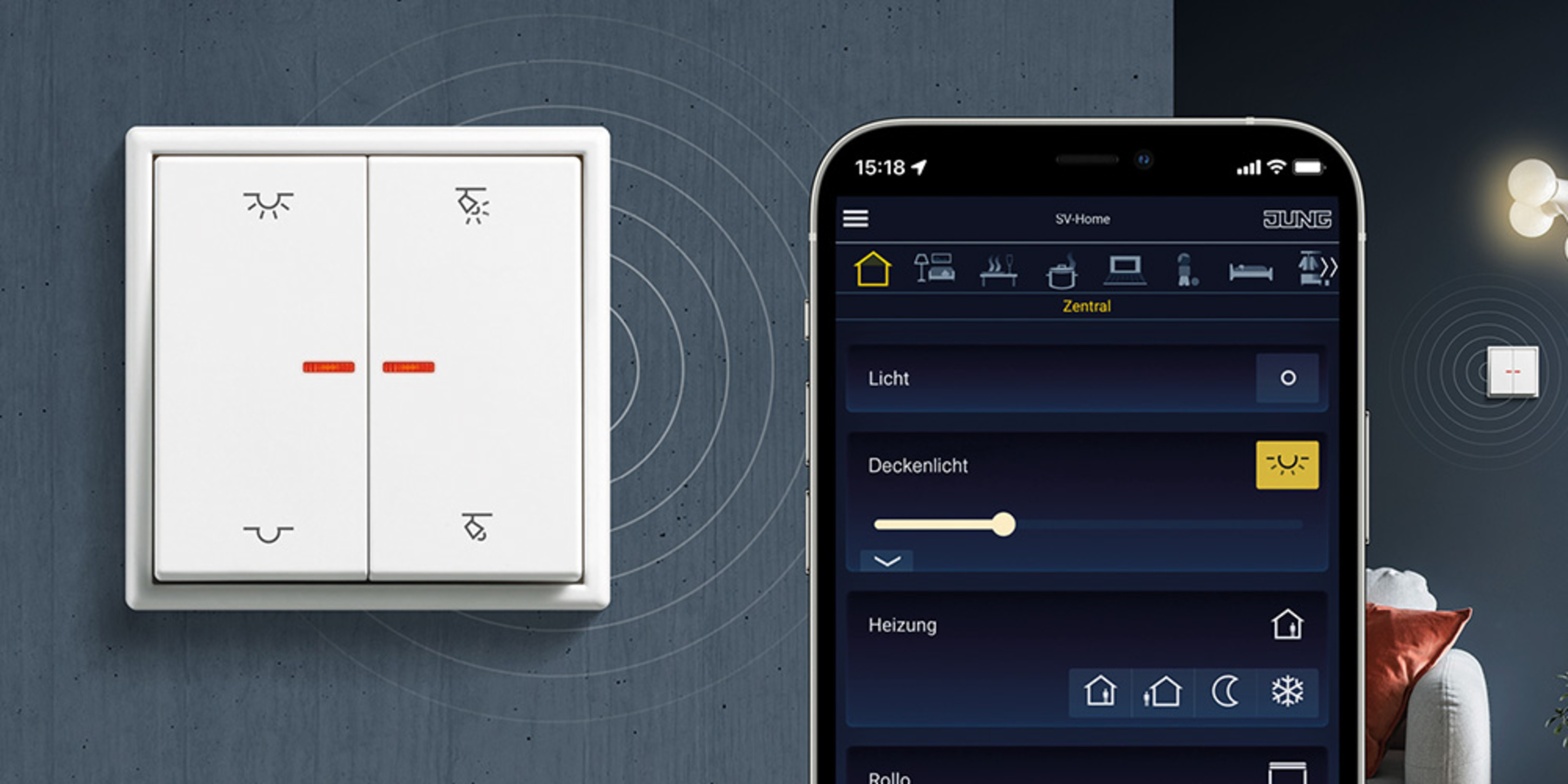 KNX RF Taster bei AH-Elektroprojekt GmbH in Erding